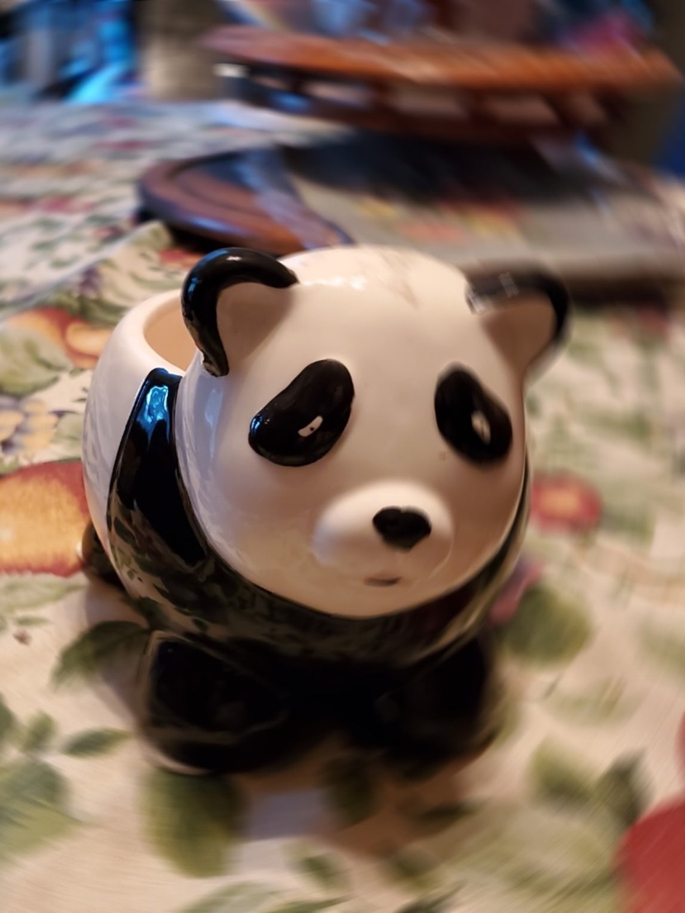 Panda bear planter